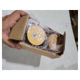 umsa kitchen Glass Cups with Lids and Straws, 16 Oz - Set of 2 Reusable Iced Cold Coffee Tumblers - Clear Glass Bottle for Water with Bamboo Lids