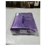 BEDELITE Satin Sheets Queen Size Bed Set, Luxury Soft Plum Purple Sheets for Hair and Skin, Similar to Silk Bed Sheets Set 4 Pieces with 1 Deep Pocket Fitted Sheet, 1 Flat Sheet, and 2 Pillowcases