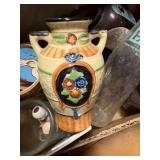 MISC BOTTLES, VASES, SPRINKLE BOTTLE, MISC GLASSWARE .......DR