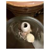 MISC BOTTLES, VASES, SPRINKLE BOTTLE, MISC GLASSWARE .......DR