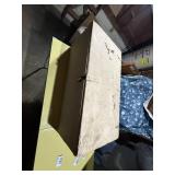 VINTAGE STORAGE BOX WOOD 32"X17"X12".................GAR