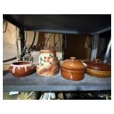 MISC STONEWARE PIECES.................GAR