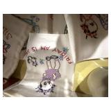 EMBROIDERED TEA TOWELS AND MISC................GAR