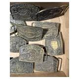 Jim Beam collectible belt buckles - GAR