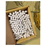 Metal barbell, glassware, chalk - GAR