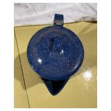 Light blue granite coffee pot -- GAR