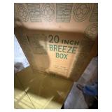 Vintage 20" Breeze Box fan (metal) - GAR