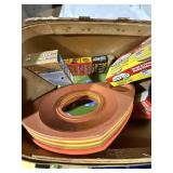 Vintage picnic basket & picnic supplies -- GAR