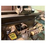 Logan lathe, self-feeding, 6" jaw chuck/4" jaw chuck, 12" x 24" bed