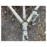 2 WHEEL TRAILER, WINCH, EXTRA TIRE, 5 1/2