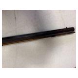 ANTIQUE KENTUCKY LONG PERCUSSION RIFLE W/ FIXED SIGHTS