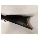 ANTIQUE KENTUCKY LONG PERCUSSION RIFLE W/ FIXED SIGHTS