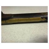 ANTIQUE KENTUCKY LONG PERCUSSION RIFLE W/ FIXED SIGHTS