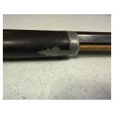 ANTIQUE KENTUCKY LONG PERCUSSION RIFLE W/ FIXED SIGHTS