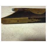 ANTIQUE KENTUCKY LONG PERCUSSION RIFLE W/ FIXED SIGHTS