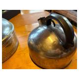 2 OLD TEA POTS, 1 REVERE