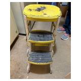 YELLOW COSTCO KITCHEN STEP STOOL.............................KCHN