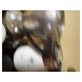 BOX OF MISC, TOASTER, OLD COFFEE POT, BLENDER,  MINI COFFEE POT.........................KTCH