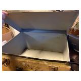 RENDEZVOUS COSTUME ITEMS, VINTAGE SUITCASE AND CONTENTS MOCCASINS, LEATHER BAG, FUR, MISC.........KCHN