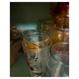 MISC CABINET OF  DISHES, GLASSES, SAUCERS.............KTCN