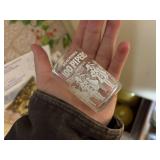 BOX OF MISC VINTAGE GLASSES/ ........................KTCH