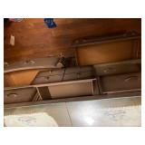 Full bed & dresser with mirror - glass top -- NBD