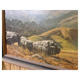 2 paintings - Indian and mountain scene -- NBD