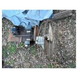 SHOP FAN----UNTESTED/BENCH ARBOR ELEC. MOTOR...................BY