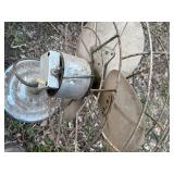 SHOP FAN----UNTESTED/BENCH ARBOR ELEC. MOTOR...................BY