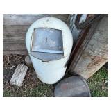 METAL TRASH CAN, AIR TANK, LOG CARRIER........................BY