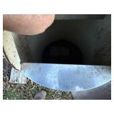 METAL TRASH CAN, AIR TANK, LOG CARRIER........................BY