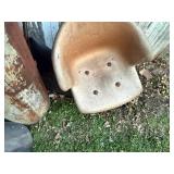 METAL TRASH CAN, AIR TANK, LOG CARRIER........................BY