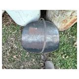 METAL TRASH CAN, AIR TANK, LOG CARRIER........................BY