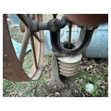 ANTIQUE PISTON PUMP/ WATER TANK.......................BY