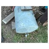 ANTIQUE PISTON PUMP/ WATER TANK.......................BY