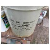 SHOP CART/MOBIL OIL LUBE CAN/ ROLL OF TWINE...................BY