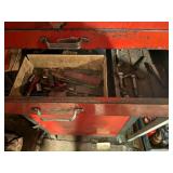 Vintage 3-drawer chest toolbox, storage cabinet with wheels -- SSH