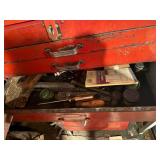 Vintage 3-drawer chest toolbox, storage cabinet with wheels -- SSH