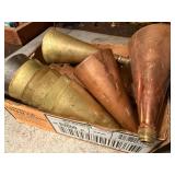 Brass & copper funnels with threaded ends -- SSH