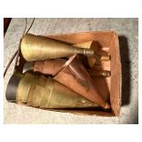 Brass & copper funnels with threaded ends -- SSH