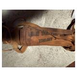 U.S. Air Force bailout breathing oxygen bottle, ammo belt with British 303 clips -- SSH