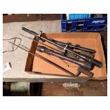 Antique Junertl scope with mounts, 2 bayonets, 2 scopes -- SSH