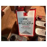 1924 DuPont powder tin (2), black rifle powders -- SSH