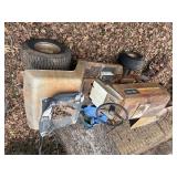 Sears 36" cut LT10 riding mower no deck -- BY