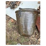 Brass bucket -- BY