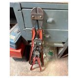 3 pair of bolt cutters (different sizes) - NS