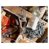Box of rivet tools & misc. - NS