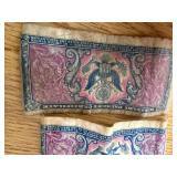 THREE (3) MILITARY PAYMENT CERTIFICATES FROM  1951-1954 & ARIZONA COMM. COIN