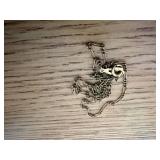 12KT GOLD FILLED OVER SILVER NECKLACE 2.6 GRAMS