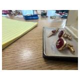 MASONIC TEMPLE TIE CLIP & CUFF LINKS